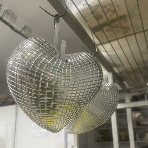 coeur chromé