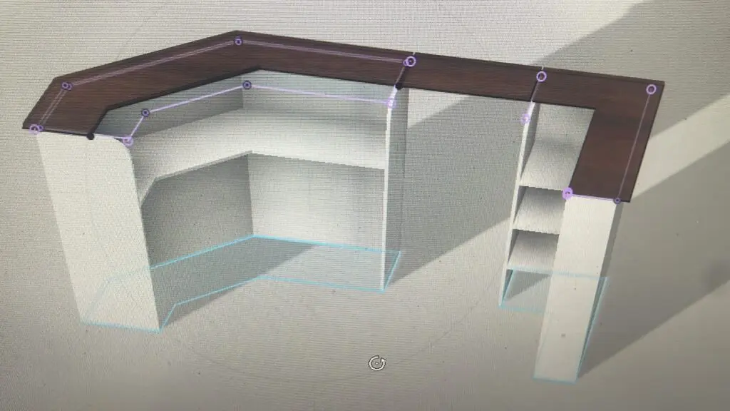 Fabrication sur mesure d’un comptoir
